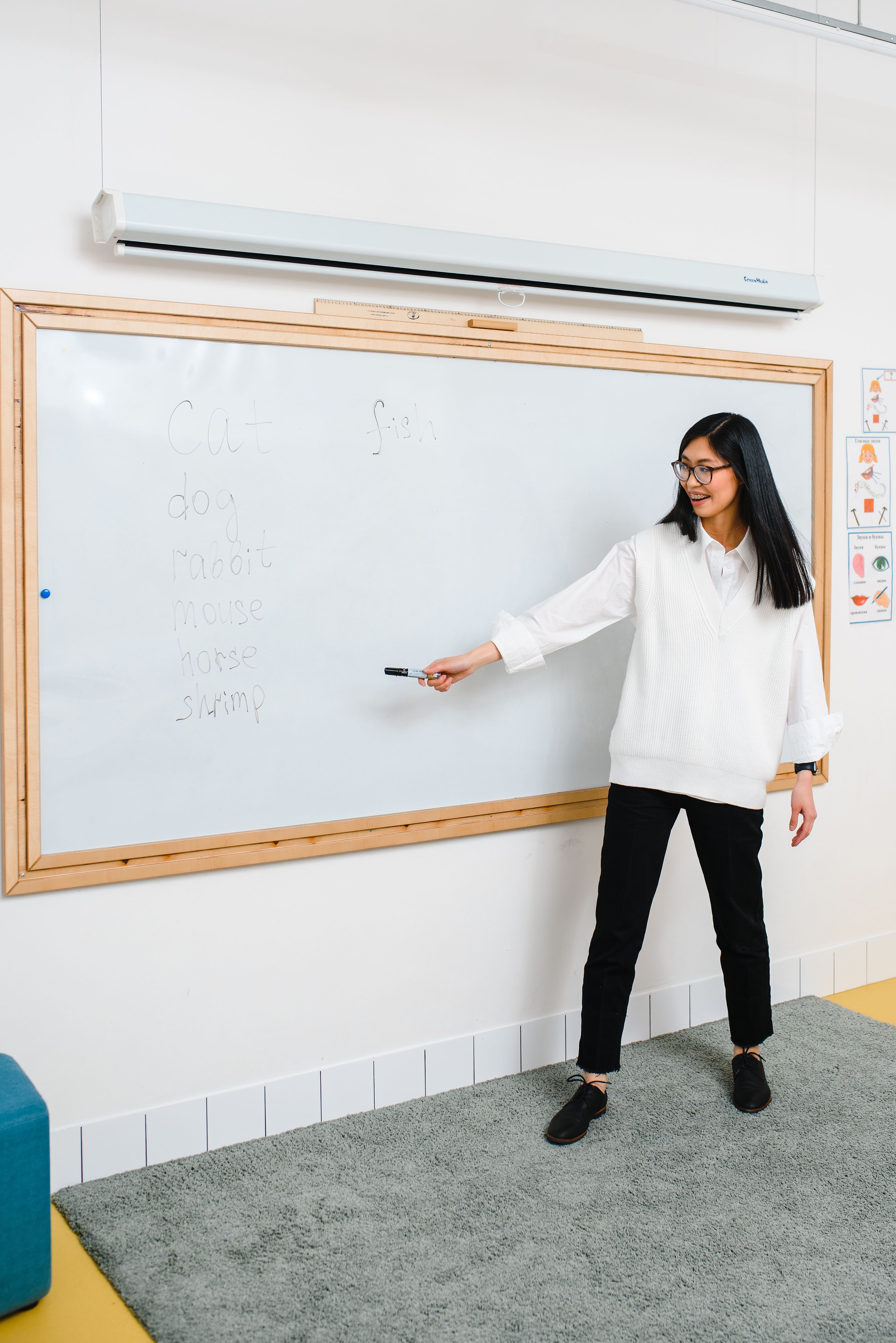 Students learning Vocabulary Boost